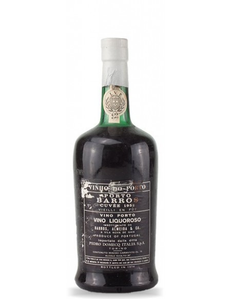 Porto Barros Cuvée 1952 engarrafado em 1974 - Vinho do Porto
