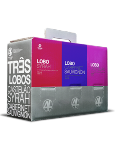 Tribox Três Lobos Bag In Box- Vino Tinto